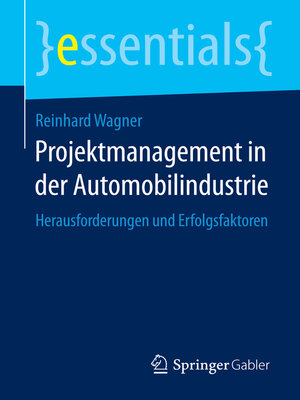 cover image of Projektmanagement in der Automobilindustrie